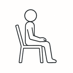 Seated - Back Erect